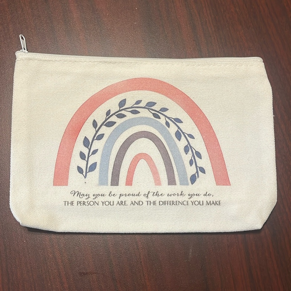 Canvas Makeup Bag